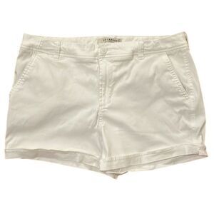 Liverpool Jeans White Johnny Short Womens Size 16 / 33 Stretch XM9068th